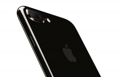Das Apple iPhone 7 Plus in hochglanz Klavierlack Schwarz - Jet Schwarz