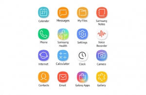 Die App-Icons des Samsung Galaxy S8 und Galaxy S8+