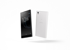 Das Sony Xperia L1 Smartphone in schwarz und weiß
