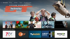 Der neue Amazon Fire TV-Stick - Startbildschirm der neuen Benutzeroberfläche