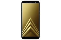 Samsung Galaxy A6 in Gold Frontansicht