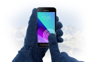 Das Samsung Galaxy XCover 4 mit komfortablem App-Schnellzugriff für die Benutzung zum Beispiel mit Handschuhen