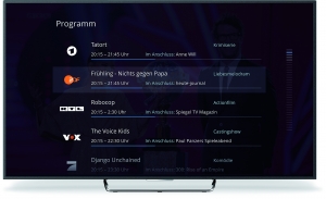 waipu.tv Benutzeroberfläche
