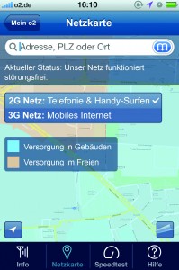 Live Check Netzkarte
