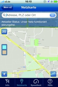 Live Check Netzkarte