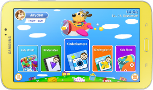 Samsung GALAXY Tab3 Kids Frontansicht