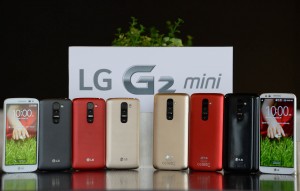 LG G2 mini Familie Rückansicht