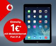 Das Apple iPad Air bei Vodafone für nur 1 Euro