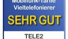 Tele2 Allnet Flat erhält Tariftipp.de-Siegel und Bestnote