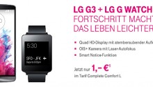 LG G3 inklusive LG G Watch: Smartphone + Hightech-Armbanduhr zu einem Preis bei der Telekom!