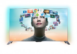 Philips Smart-TV 8000er Serie frontal