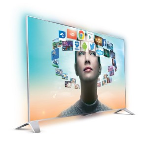 Philips Smart-TV 8000er Serie seitlich