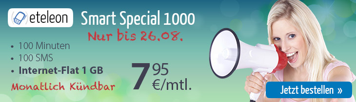 Das eteleon Smart Spezial 1000 Angebot