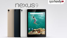 Das neue HTC Google Nexus 9 Edel-Tablet jetzt bei Sparhandy.de vorbestellbar