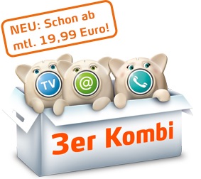 Tele Columbus 3er Kombi schon ab 19,99 Euro
