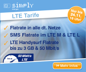simply LTE-Tarife Aktionswochenende