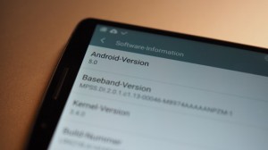 LG G3 mit Android 5.0 Lollipop - Blick auf die System-Info