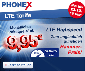 Phonex LTE Weihnachtsaktion zum vierten Advent