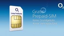 Die O2 Loop Freikarte – Gratis Prepaid-SIM ohne Grundgebühr und ohne Vertragslaufzeit