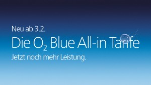 Neue O2 Blue All-in Tarife
