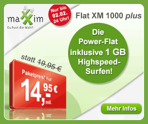 maXXim Allnet-Flat Aktionstarif Flat XM 1000 plus
