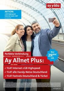 Ay Allnet Plus mit 2GB Datenvolumen statt 1GB