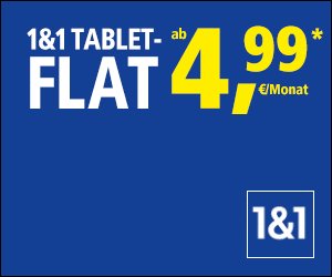 Die 1&1 Tablet-Flat