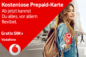 Die kostenlose Vodafone CallYa Prepaid Freikarte