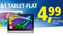 Mit der 1&1 Tablet-Flat ab 4,99 Euro monatlich mobil im Internet surfen