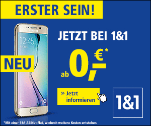 Die 1und1 All-Net-Flat mit Top aktuellem Smartphone - zum Beispiel dem Samsung Galaxy S 6 edge