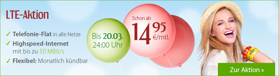 Die günstigen winSIM LTE 4G Allnet-Flat Aktionstarife