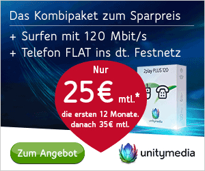 Neue 2play Produktpalette bei Unitymedia