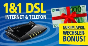 1&1 DSL Wechsler-Bonus