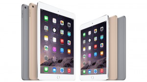 Das Apple iPad Air 2 und iPad mini 3 in Gold, Silber und Spacegrau