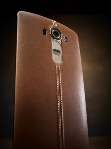 LG-G4 mit Leder-Rückseite