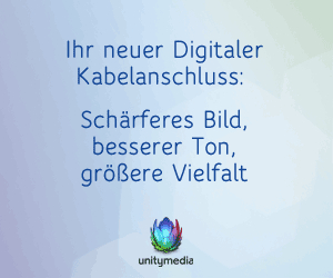 Ihr neuer digitaler Kabelanschluss von Unitymedia - Schärferes Bild, besserer Ton, größere Vielfalt