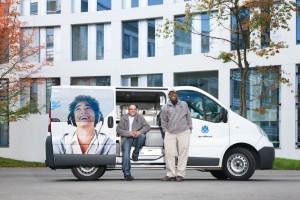 upc-cablecom Techniker im Einsatz