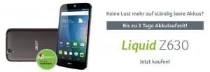 Das neue Acer Liquid Z630 mit bis zu 3 Tagen Akkulaufzeit