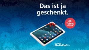 O2 Winterkampagne - Darfs ein Tablet für unterwegs sein mit dem Huawei MediaPad T1 10