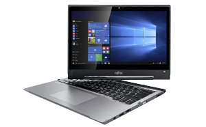 Fujitsu LIFEBOOK T936 mit gedrehtem Display und Windows 10