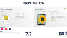 mobilcom-debitel Frühjahrs-Deal – 3GB LTE Datenflat im D1-Netz mit Samsung Galaxy Tab S2 nur 17,99 Euro monatlich