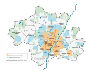 Übersicht Stadtwerke München - SWM - Glasfaser-Netz Ausbau