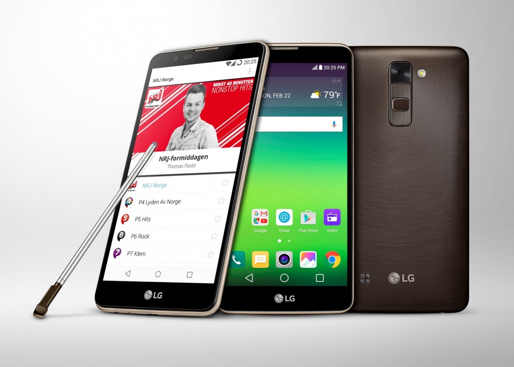 Das LG Stylus 2 mit digitalem RadioEmpfang DAB+ Handy