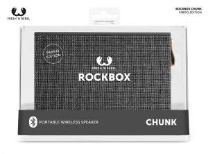 Die neuen Bluetooth Lautsprecher Rockbox Chunk Fabriq Edition RB 5000 von Fresh ´n Rebel in der Box