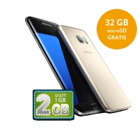 Das Samsung Galaxy S7 mit 2GB Datenvolumen für nur 37,49 Euro im Monat