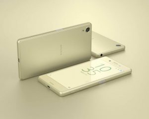 Das Sony Xperia X in Gold