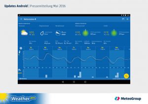 WeatherPro App für Android und iOS