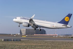 Lufthansa mit Internet auf Kurz- und Mittelstreckenflügen in den Airbus A320-Serie Flugzeugen
