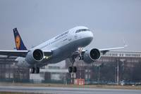 Lufthansa mit Internet auf Kurz- und Mittelstreckenflügen in den Airbus A320-Serie Flugzeugen