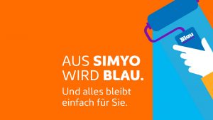Aus Simyo wird Blau und alles bleibt einfach für Sie